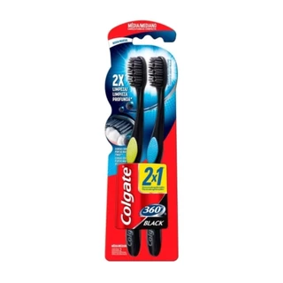 Colgate Esc Dent Black 2Und - em Oferta na Shopee