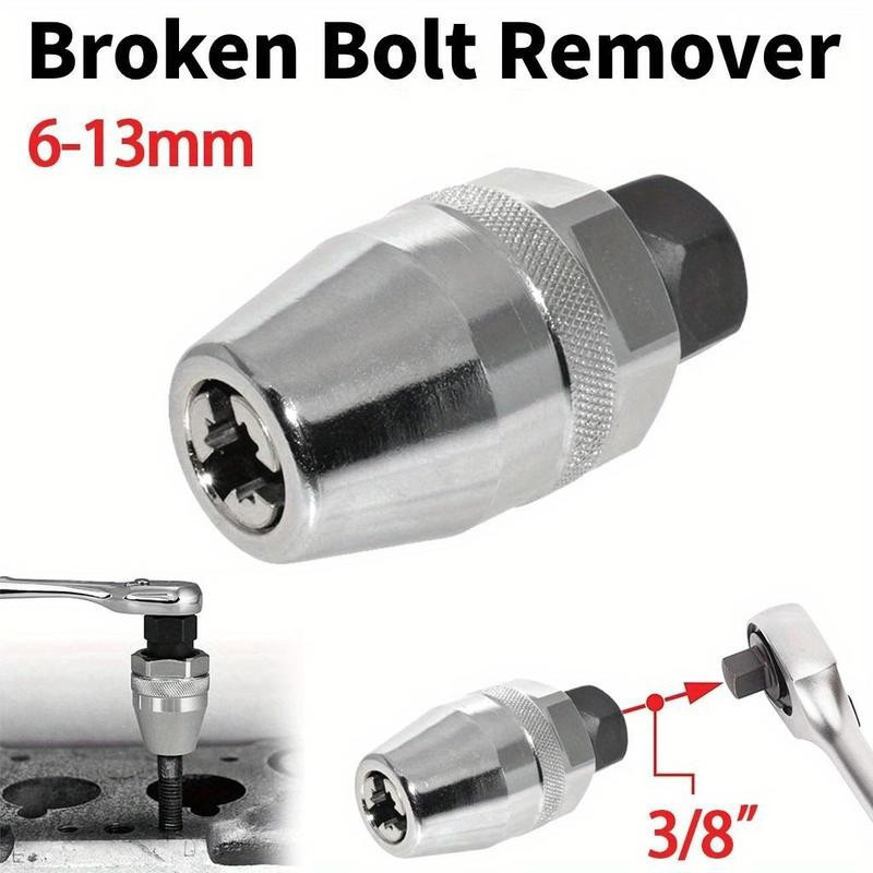 6-13mm Broken Head Screw Extractor Set-Metal Damaged Screw Removal Tool ...