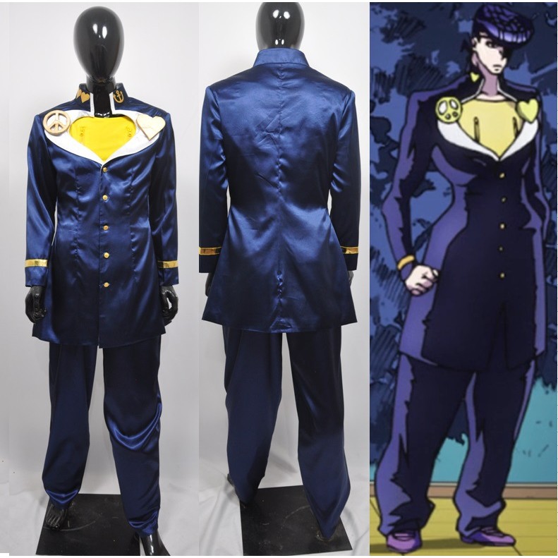 Higashikata Josuke Cosplay Roupas JoJo'S Bizarre Adventure Cos Atacado ...