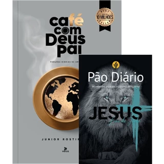 Kit 2 Livros | Café com Deus Pai 2026 - Porções de Amor + Devocional 90 Reflexões Leão de Judá em Oferta na Shopee