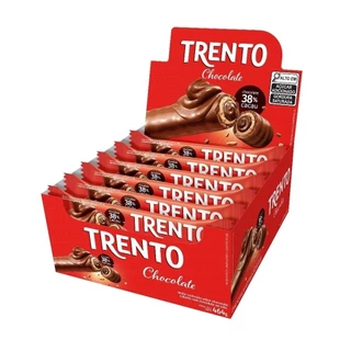 Chocolate Trento Wafer Chocolate 29g - Embalagem com 16 Unidades em Oferta na Shopee