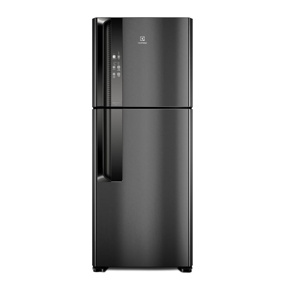 Geladeira Electrolux Frost Free Duplex Inverter 431L IF55B Black Inox ...