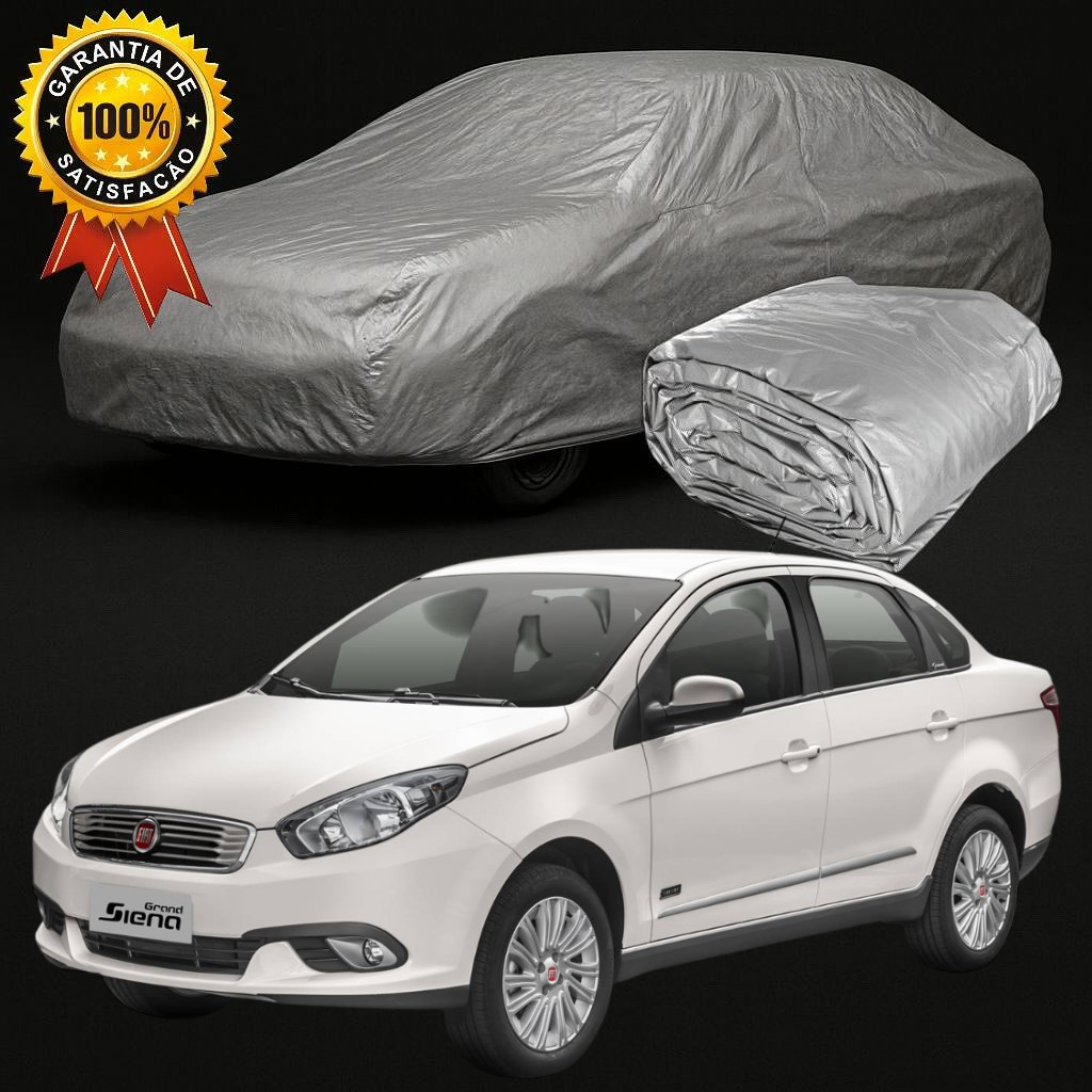 Capa De Cobrir Carro Fiat Grand Siena 100% Impermeável Com ou Sem Forro ...