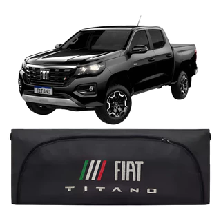 Bolsa Impermeável Premium 380 Litros Bordada Caçamba Nova Fiat Titano 2025/26