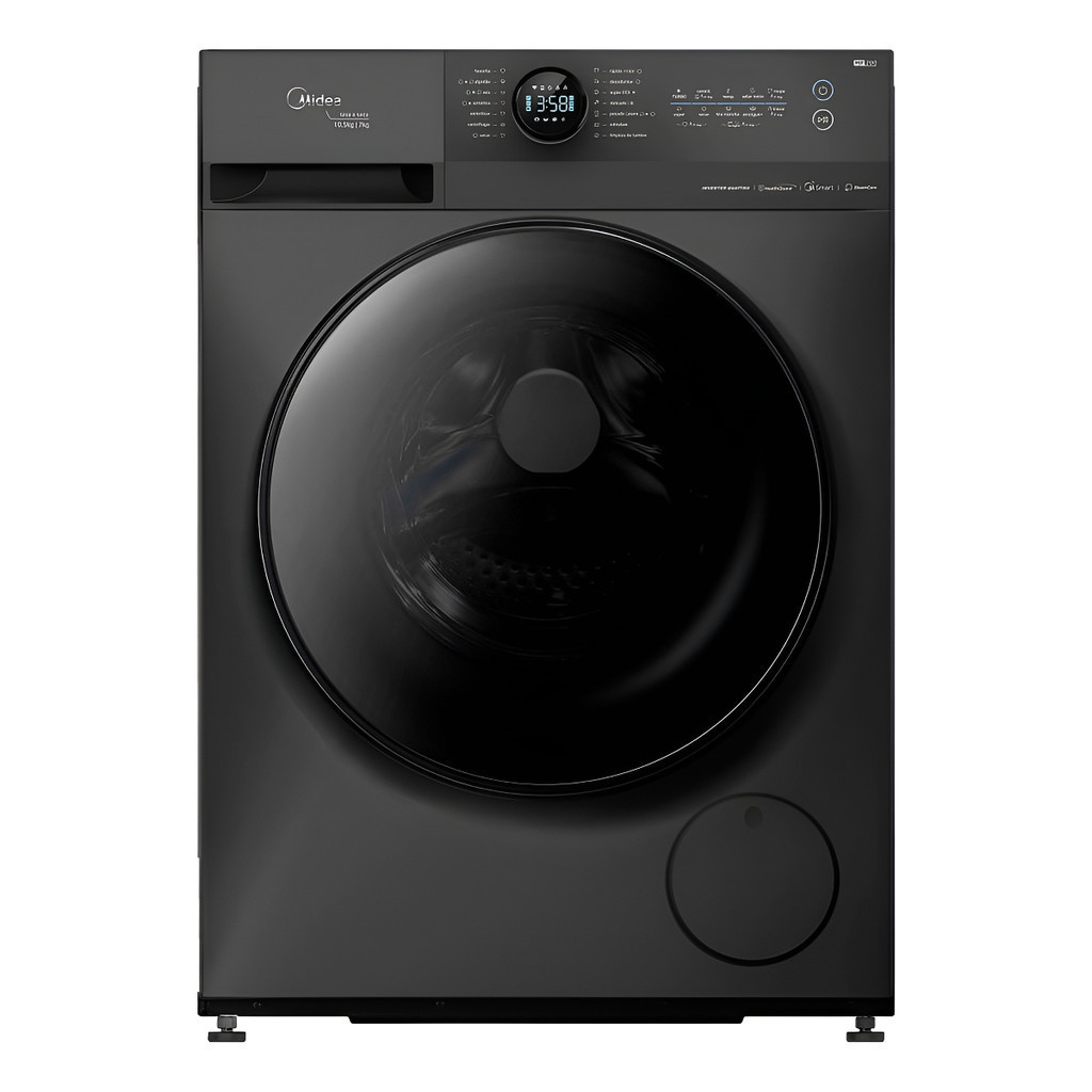 Lava E Seca 10,5kg Healthguard Titanium Conectada Midea | Shopee Brasil