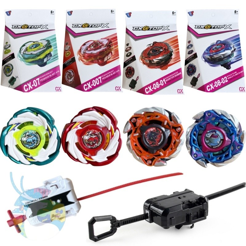Beyblade X CX-07 Pegasus Blast-007-08 01 Cerberus 02 Whale Xtreme