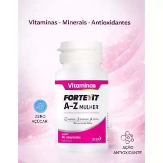 Fortevit Mulher Multivitamínico Airela - 60 Comprimidos