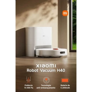 Robô Aspirador Xiaomi H40 – 10000Pa, Mapeamento a Laser, Autoesvaziamento, 2 em 1