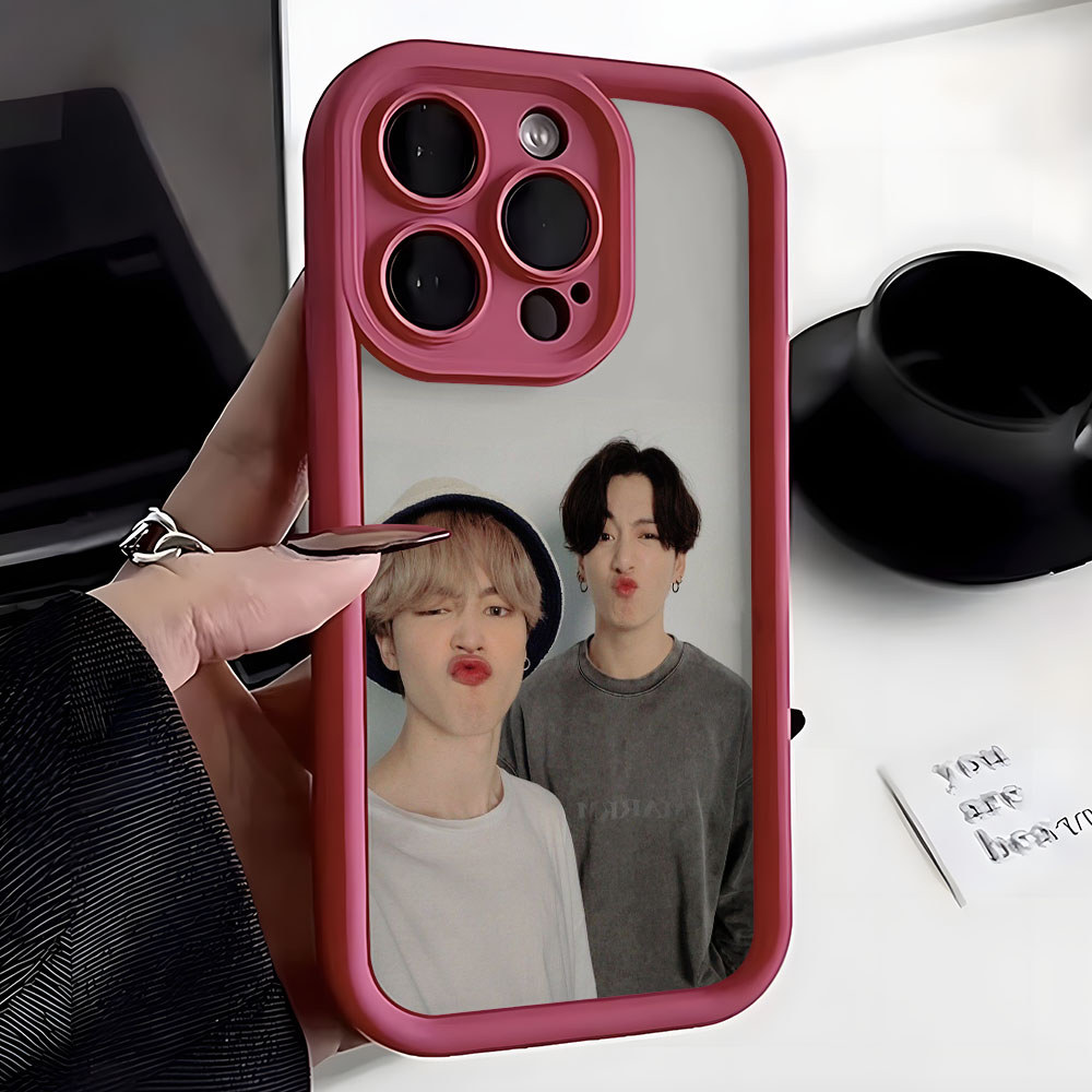 Coreia Menino BTS Jimin Jungkook Embalagem Para Samsung Galaxy A73