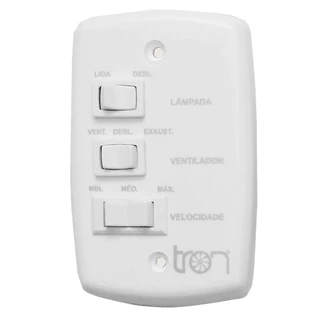 Controle De Velocidade Tron P/Ventilador C/ Capacitor 127V