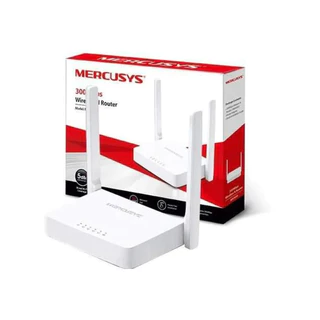 Roteador Wireless Mw301r 300 Mbps 1 Porta Wan 2 Lan 2 Antenas Mercusys IPV6 amplo alcance 5 dbi wi-fi N