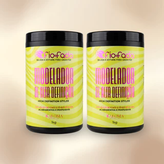 Kit 2 Pomadas Modeladoras de Alta Definição 1kg Fio de Fada