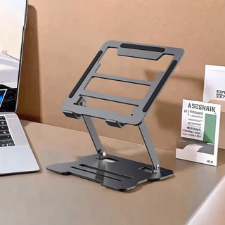 Suporte Metal De Mesa Para Notebook Aero Stand Ate 17 Polegados Lay523