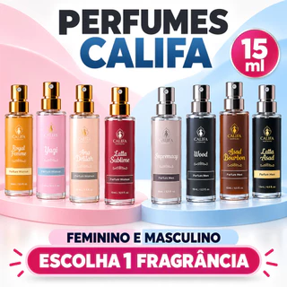 Perfume Árabe Califa 15ml Feminino Masculino Contratipo Inspirado Fragrância de Bolso Spray Viagem Alta Fixação