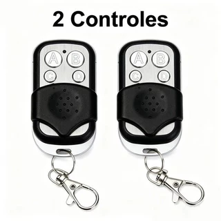 Controle Remoto Universal Compacto Para Portão Elétrico Eletrônico Garagem Com Chaveiro 433mhz 4 Botões
