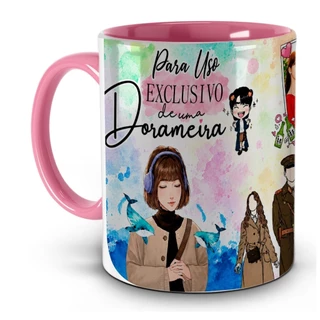 Caneca Dorama Uso Exclusivo de uma Dorameira | Fã de Dorama