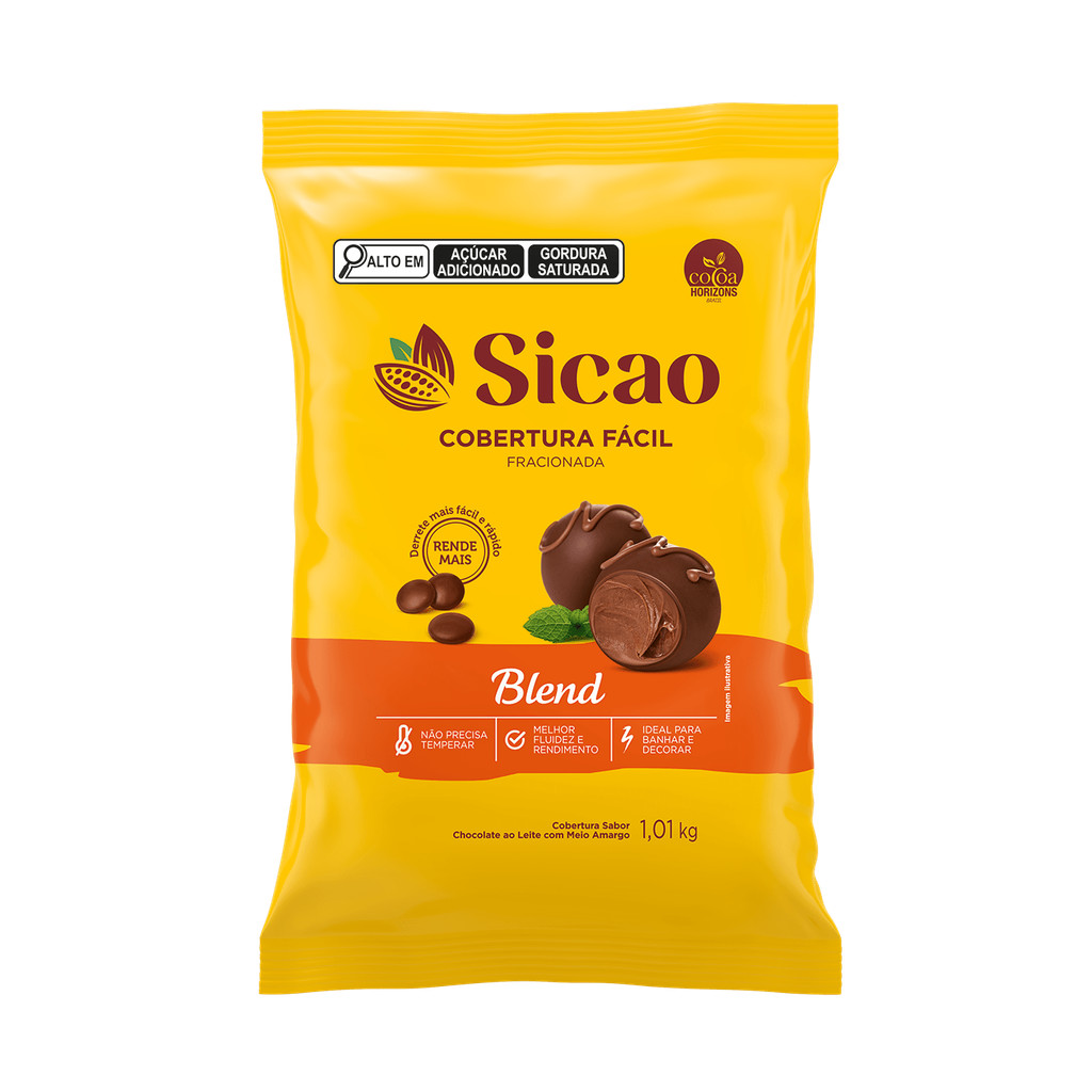 Chocolate Gotas Blend Sicao Fracionado - Cobertura Fácil 1,0