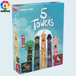 Pegasus Spiele 5 Towers Card Game