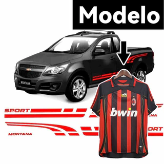2010 a 2019 Adesivos Laterais Chevrolet Montana e Paralama Decorativo Personalizado CH68 OIJF