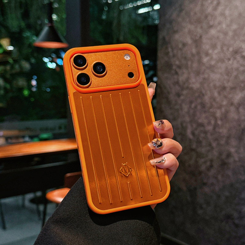 Marca De Luxo Rimowa Moda Alumínio Magnésio Liga Capa Para iPhone