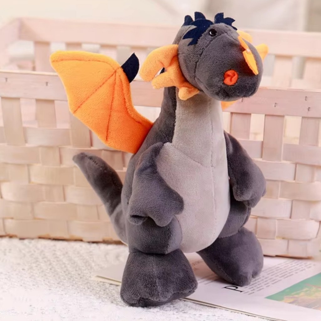 Dragões de Pelúcia Fúria do Dragão 27cm Bichos de Pelucia Decoração Presentes Festas Cestas