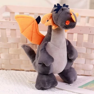 Dragões de Pelúcia Fúria do Dragão 27cm Bichos de Pelucia Decoração Presentes Festas Cestas