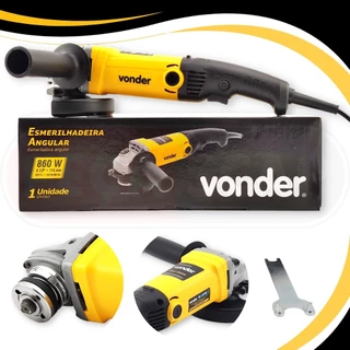Esmerilhadeira Lixadeira Angular 4.1/2" EAV860N Vonder - Potente, Leve