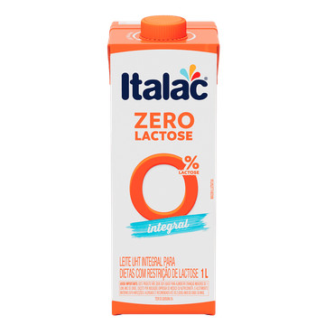 Italac Leite UHT integral zero lactose 1L | Shopee Brasil