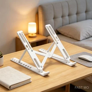5/6/7 Pcs Suporte Ajustável Para Laptop Preto E Branco Leve E Dobrável Promove Postura Correta E Resfria