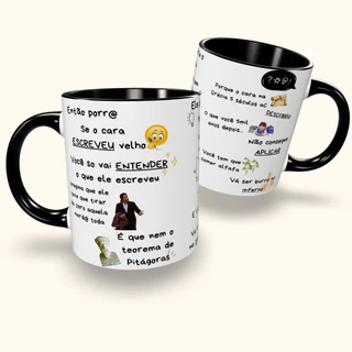 Caneca de Cerâmica Professor Clóvis