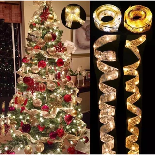 Luz de Natal LED 3M/5M/10M – Fita Decorativa para Árvore, Presente e Festa