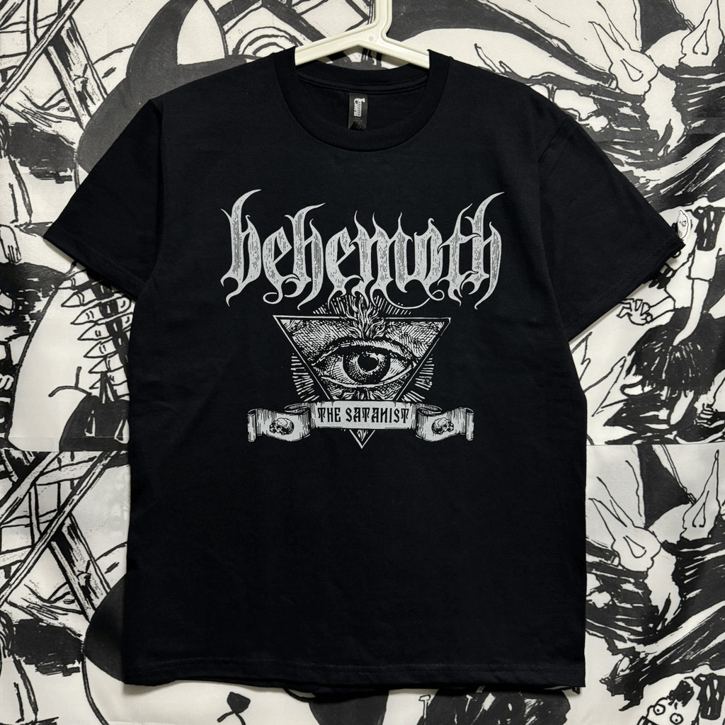 Music.Soul Camiseta Unissex Behemoth Black Metal Extremo