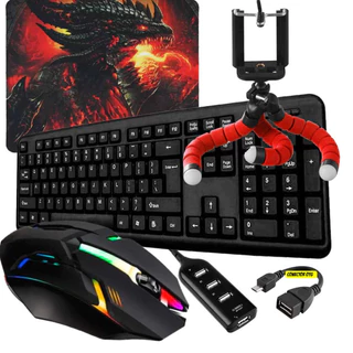Kit Gamer Completão Mobilador Teclado Mouse Topled Promoção em Oferta na Shopee