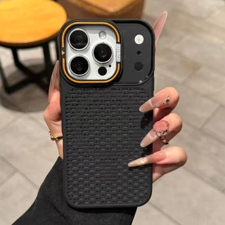 Capa Magnética Com Suporte De Lente De Resfriamento Fosco Para IPhone 18 17 16 15 14 13 12 11 Pro Max Plus TPU Tudo Incl