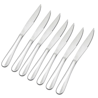 24 Conjuntos Faca Iluminada Para Churrasco Material Resistente Fio Afiado