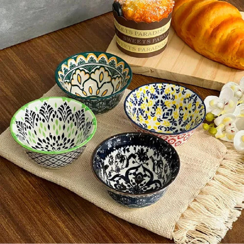 食器 BKB ceramics / mini bowl Mini Bowls Cerâmica Estilo Japonesa Estampado 100ml | Shopee Brasil