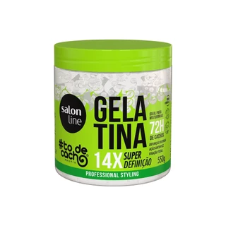 Gelatina #todecacho Super Definição Salon Line 550g em Oferta na Shopee