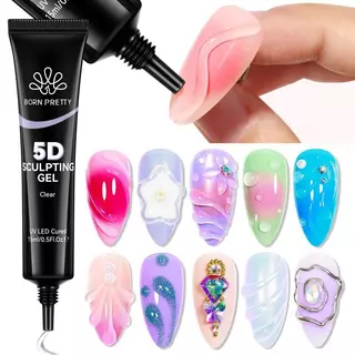 BORN PRETTY 5D Escultura Gel Polonês Nail Art Modelagem À Prova D'água Design 3D Para Esculturas E Forma em Oferta na Shopee