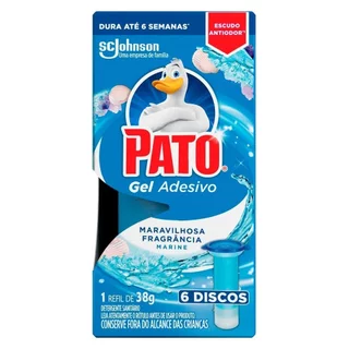 Gel Adesivo Sanitário Pato Marine Refil - Embalagem com 6 Discos em Oferta na Shopee