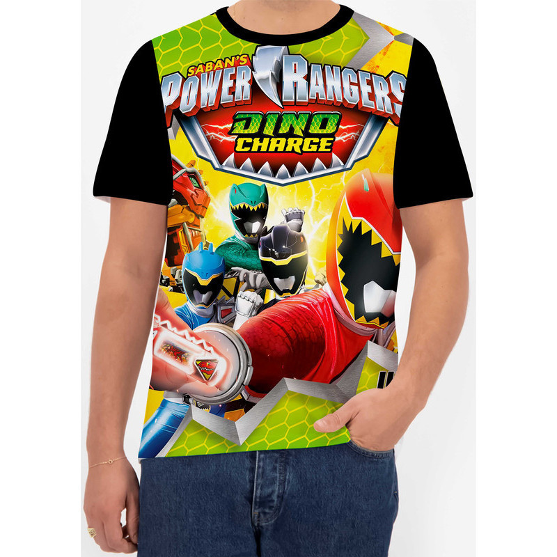 Camiseta Camisa Power Rangers Desenho Heróis002 _AND | Shopee Brasil