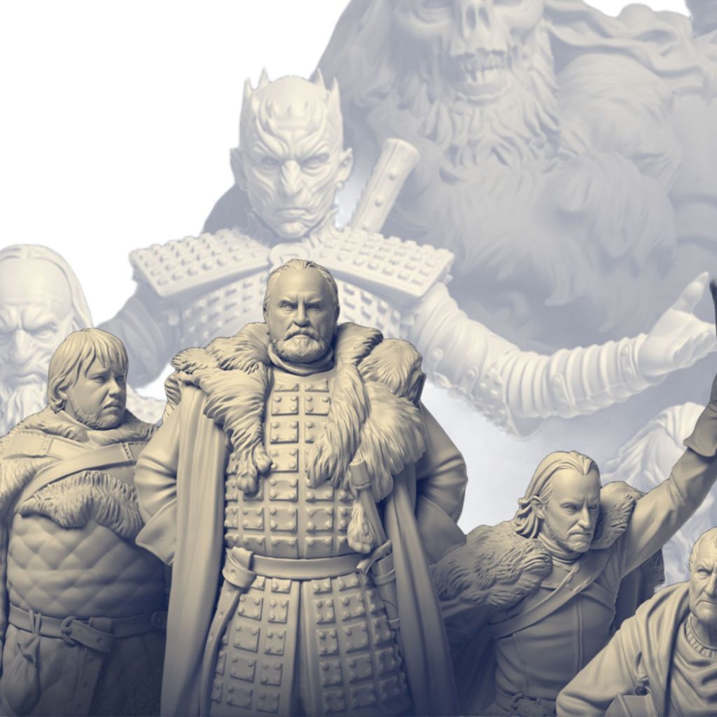Miniatura Patrulha da Noite GOT Compatível Dungeon & Dragons
