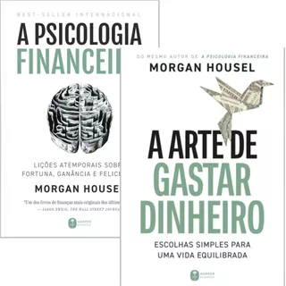 Kit 2 Livros | A Psicologia Financeira + A Arte de gastar dinheiro | Morgan Housel em Oferta na Shopee