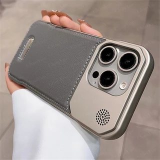 Capa De Telefone Magnética De Aromaterapia Com Moldura De Metal Em Liga Compatível IPhone 11 12 13 14 15 16 17 Pro Max P