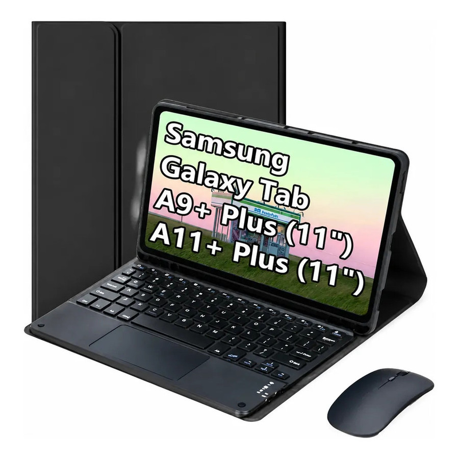 Capa Teclado Touchpad Mouse Para Galaxy Tab A9/a11+plus 11''