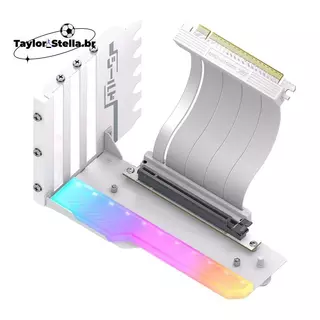 Suporte De Montagem Vertical GPU Com Cabo Riser PCI-E 4.0 X16 Kit De Para Placa De Vídeo Ângulo Reto De 90 Graus