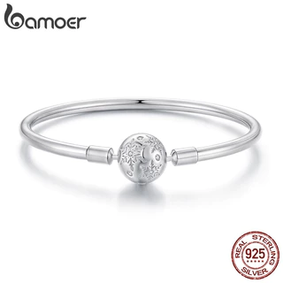 Pulseira De Prata Esterlina 925 Bamoer Flor De Gelo Básica 17 Cm Design Joias Presentes Para Mulheres em Oferta na Shopee