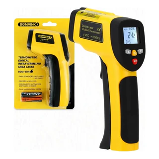 Termômetro Laser Digital Industrial Pro Vik De -50° A 400°