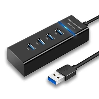 Hub De Usb 4 Portas 3.0 Hd Extensor High Speed Pen Drive LED plitter Converter Para Pc Computador Notebook