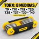 Ferramenta Canivete 8 em 1 Kit Allen e Torx Dobrável GP4079 GP4080 Compacta e Resistente