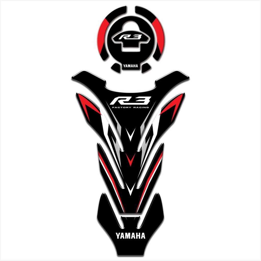 Adesivo Protetor Tanque Tankpad e Bocal 3d Resinado para Moto Yamaha ...